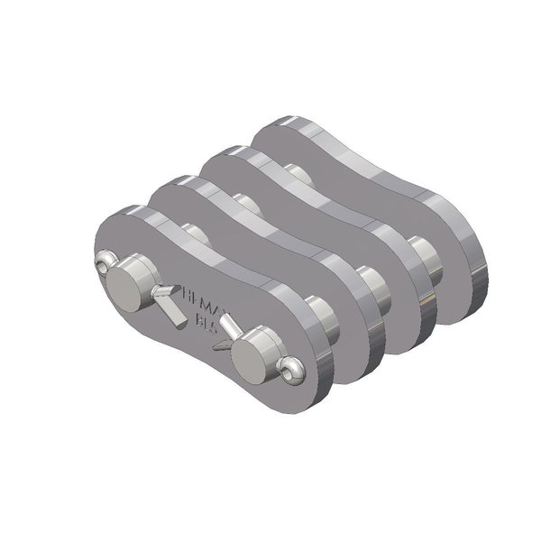 Senqcia Hi-Max Bl546 Cl Cp Type ASME/ANSI Leaf Chain, 4 X 6 Lacing, 5/8" Pitch, PK5 BL546HMCL